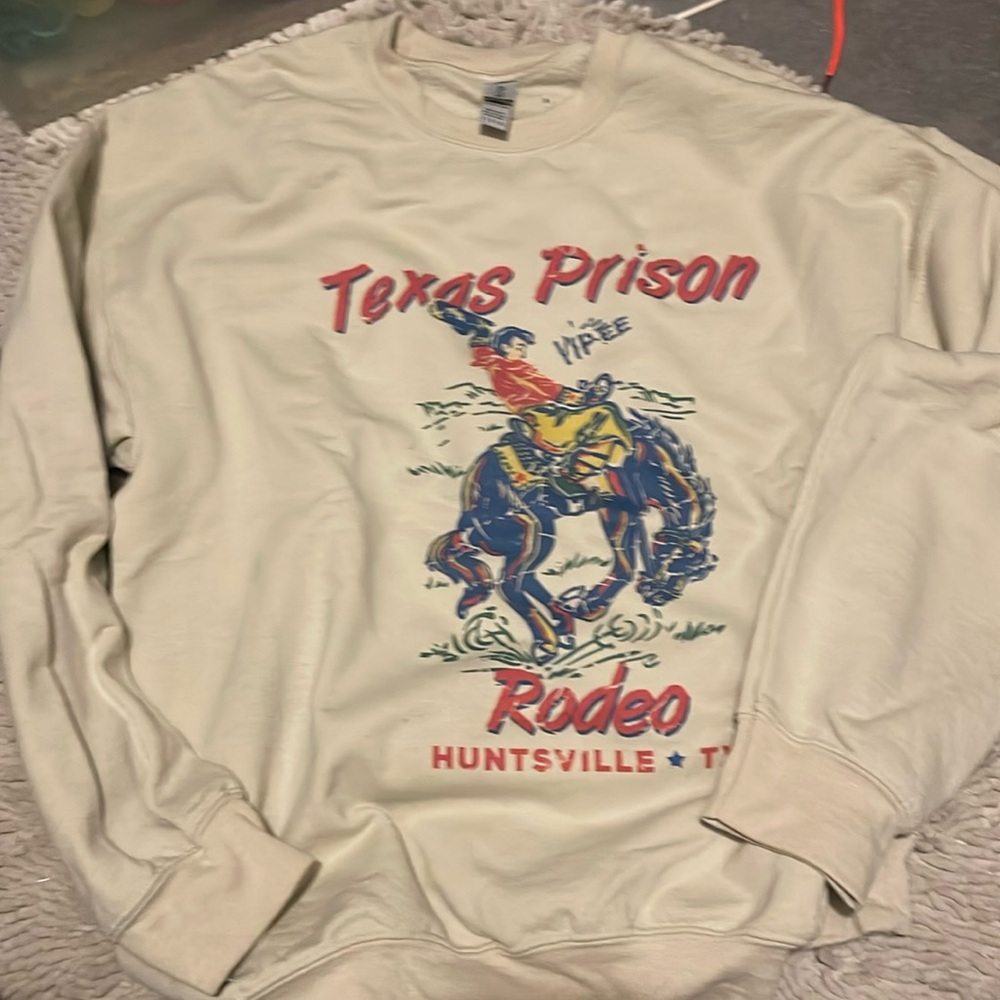 Texas Prison Rodeo sweatshirt, size large